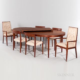 Svegards Markaryd Teak Dining Table and Six Chairs