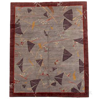 Karen LaFleur "Kites" Tibetan Woven Rug