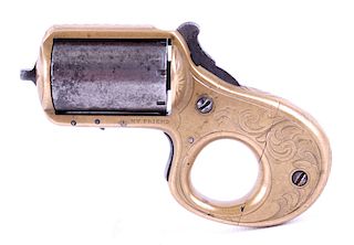 James Reid .22 Cal Engraved Knuckleduster Revolver