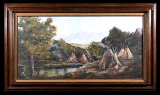 Signed Original Dorothy King Landscape Painting