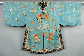EMBROIDERED CHINESE ROBE, EARLY 20th C.