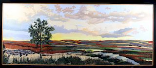 Signed Original Bill Holle Landscape Painting