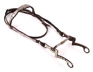Victor Supreme Silver Overlay Headstall and L7 Bit