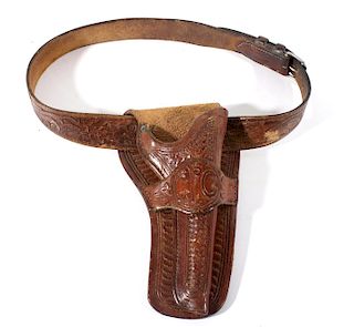 Jack Connolly Leather Holster and Belt