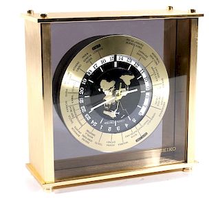 1980's Seiko Quartz 24 Hour World Clock