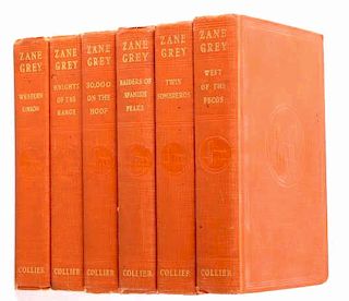 Collection Of Six Zane Grey Titles; Early Editions