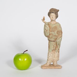 Tang Dynasty Woman w/ Bird, Museum Provenance