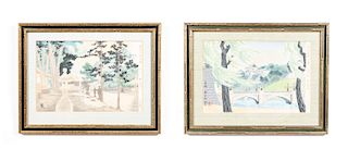 Tokuriki Tomikchiro, Two Woodblock Prints
