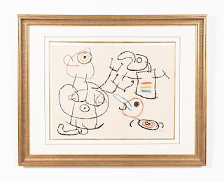 Joan Miro, Plate 2 from Ubu Aux Baleares