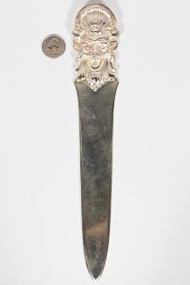 Buccellati Sterling Silver Letter Opener with Mask