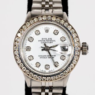 Ladies Rolex Oyster Perpetual Datejust Wrist Watch
