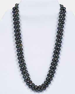 Birks 14K, Sapphire and Tahitian Pearl Necklace
