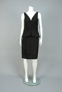 CHRISTIAN DIOR PARIS NUMBERED CREPE COCKTAIL DRESS, 1958 - 1961.