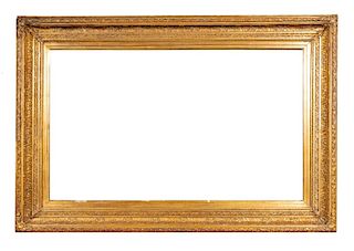 Late 19th Century Large Giltwood Frame