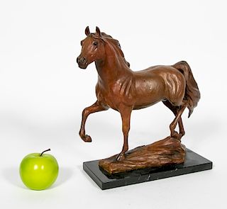 Terri Malec Osborne Signed Bronze Horse, 1995
