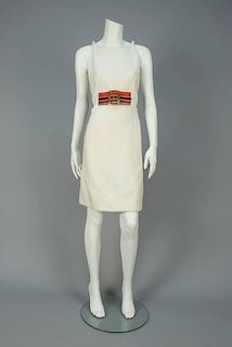 GEOFFREY BEENE LINEN DAY DRESS, 1960s.