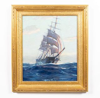Charles Robert Patterson, Oil on Canvas, Ship