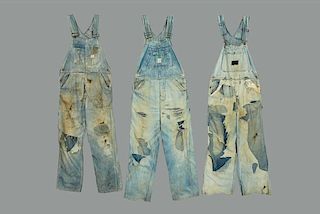 THREE MIGRANT WORKERS OVERALLS.