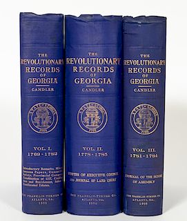3 Volume Set, The Revolutionary Records of Georgia