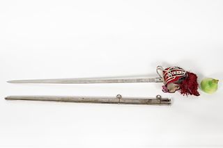 Scottish Officer's Regimental Sword, Basket Hilt