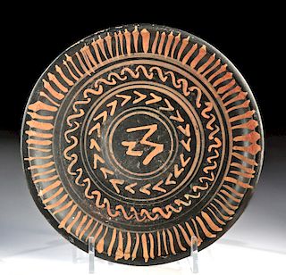 Greek Xenonware Footed Plate