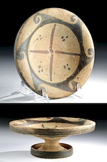Etruscan Ceramic Genucilia Group Plate