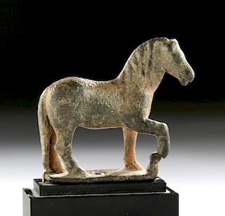 Miniature Roman Bronze Horse Figure
