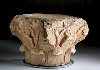 Late Roman Marble Capitol - Corinthian