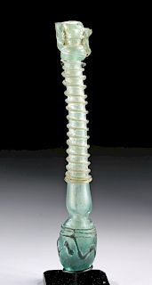 Roman Glass Unguentarium - Rare Form