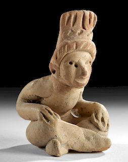 Fine Huastec Pottery Seated Figure