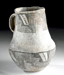 Anasazi Gallup Black-on-White Ceramic Pitcher