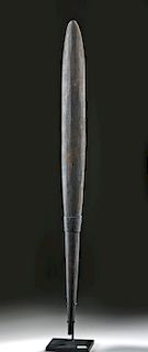 Early 20th C. Papua New Guinea Palmwood Fighting Stick