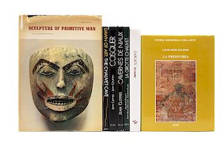 Nougier, Louis-René / Leroi-Gourhan, J. Allain / Muensterberger, Warner... Libros de Historia del Arte Prehistórico. Pzs: 7.