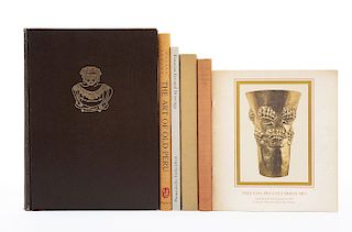 Rubin de la Borbolla, Daniel / Lehmann, Walter / Cossio del Pomar, Felipe. Libros sobre Arte del Perú. Pzs: 6.