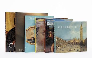 Bellosi, Luciano / Marani, Pietro C. / Oberhuber, Konrad... Libros sobre Cimabue, Leonardo da Vinci, Rafael, Canaletto... Piezas: 6.