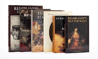 Boon, K. G. / Robinson, William W. / Wright, Christopher / Münz, Ludwig / Schama, Simon... Libros sobre Rembrandt. Piezas: 6.