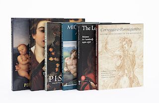 Bora, Giulio / Brown, Beverly Louise / Becherer, Joseph A. / Syson, Luke... Libros sobre Pintores Renacentistas Italianos. Piezas: 6.