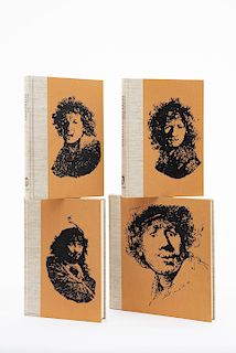Nowell - Eusticke, G. W. / George, Biörklund / Slive, Seymour.  Libros sobre de Grabados de Rembrandt. Piezas: 4.