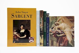 Adelson, Warren / Dini, Jane / Gibson, Clare / Kilmurray, Elaine / Fairbrother, Trevor. Libros sobre John Singer Sargent. Pzs: 6.