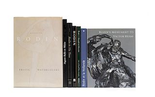 Bonnet, Anne Marie / Vilain, Jacques / Levkoff, Mary L. / Butler, Ruth... Libros sobre Auguste Rodin. Piezas: 7.