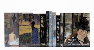Brettell, Richard R / Hayes Tucker, Paul / Armstrong, Carol / Herbert, Robert L... Libros sobre Monet y Seurat. Pzs: 7.