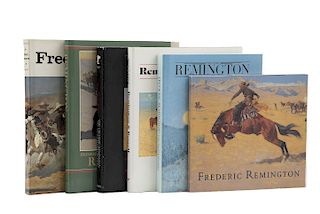 Hassrick, Peter / Ballinger, James K / Shapiro, Michael Edward / Gerald Peters Gallery. Libros sobre Frederic Remington. Pzs: 6.
