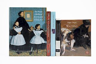 Dumas, Ann / Kendall, Richard / Feigenbaum, Gail / Benfey, Christopher / Thompson, Richard. Libros sobre Edgar Degas. Pzs: 5.