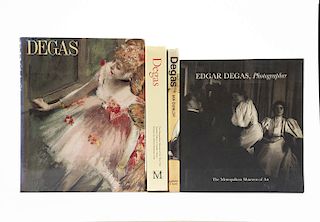 Gordon, Robert / Sutherland Boggs, Jean / Daniel, Malcolm / Dunlop, Ian. Libros sobre Edgar Degas. Pzs: 4.
