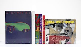 McShine, Kynaston / Francis, Mark / Spies, Werner / O’connor, John / Hauptman, Jodi. Libros sobre Andy Warhol y Basquiat. Pzs: 7.