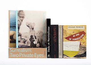 Pierre, José / Waldberg, Patrick / Schwarz, Arturo / Penrose, Roland / Biro, Adam. Libros sobre Surrealismo. Piezas: 6.
