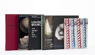 Ahrens, Carsten / Crone, Rainer / Kotik, Charlotta / Morgan, Stuart. Libros sobre Louise Bourgeois. Piezas: 6.