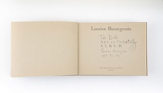 Bourgeois, Louise. Album. New York: Peter Blum, 1994. Ilustrado con 69 fotolitografías. Firmado por Louise Bougeois.