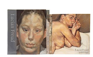Lampert, Catherine / Gowing, Lawrence / Hughes, Robert / Feaver, William. Libros sobre Lucian Freud. Pzs: 4.