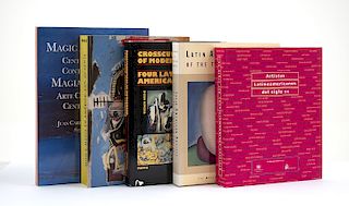 Rasmussen, Waldo / Flores Zuñiga, Juan Carlos / Fletcher, Valerie / Sullivan, Edward. Libros sobre Artistas Latinoamericanos. Piezas: 5